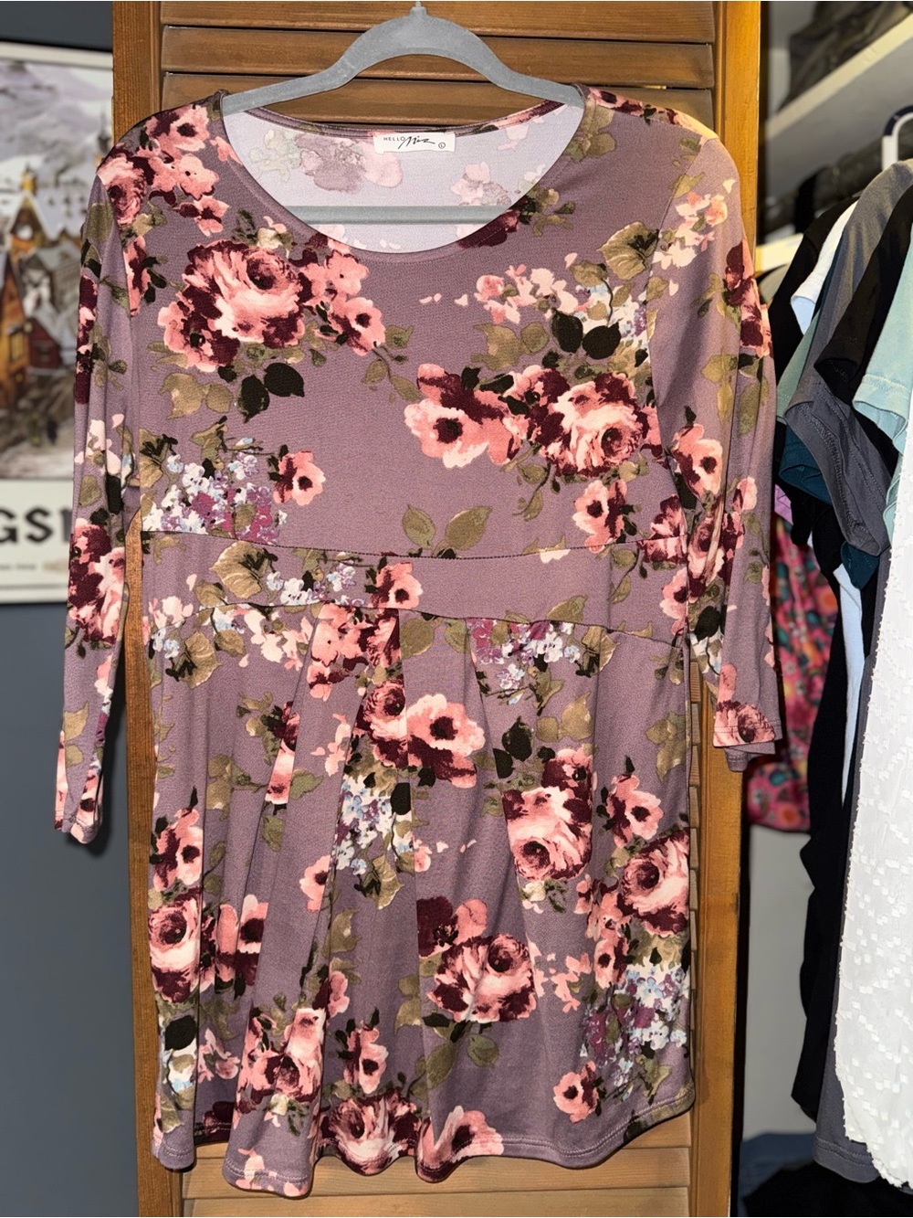 Women's Floral Maternity Blouse